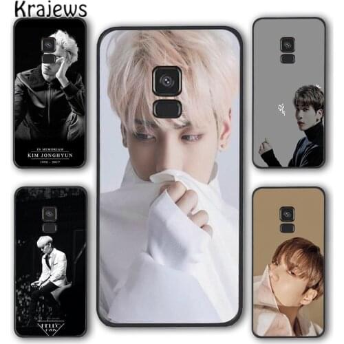 Krajews JONGHYUN Key SHINEE KPOP Band Phone Case Cover For Samsung Galaxy S5 S6 S7 edge S8 S9 S10 E lite S20 plus ultra Note