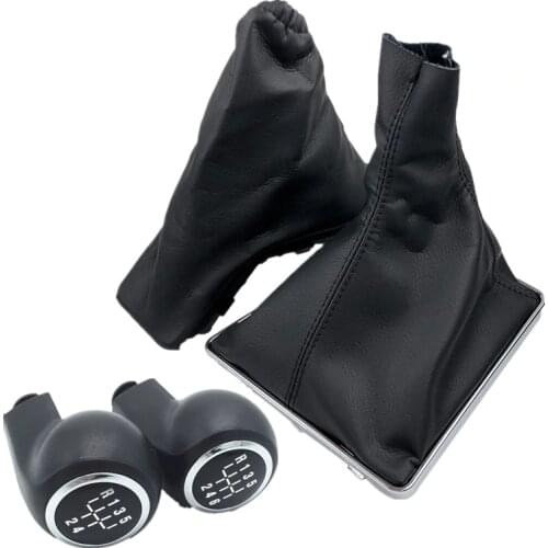 For Opel ASTRA H Gear Shift Knob Lever Stick Gaiter Boot Handbrake Grips Car Anti Slip Parking Hand Brake Boot Cover Case Collar