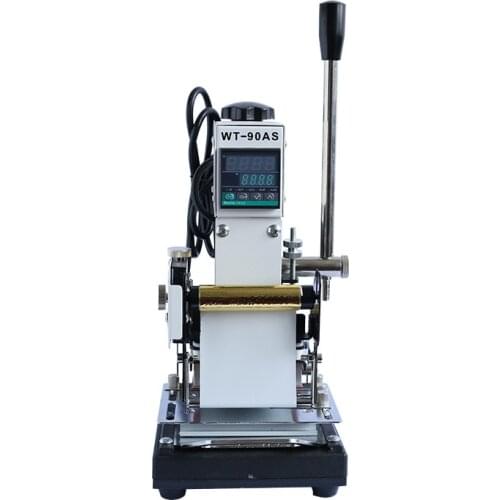 Digital Display Pvc Card Hot Stamping Machine Manual Small Embossing Hot Stamping Machine Professional Hot Stamping