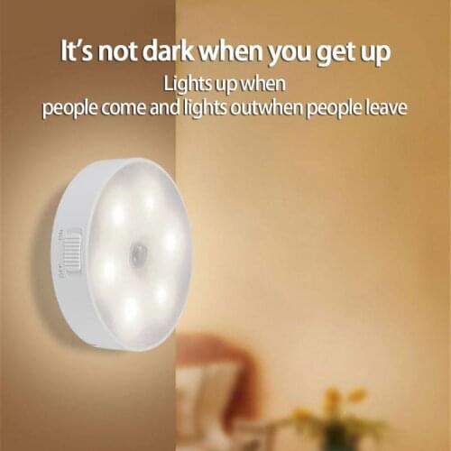 Bedroom Decor Night Lights Motion Sensor Night Lamp Childrens Gift USB Charging Bedroom Decoration Led Night Light Wholesale