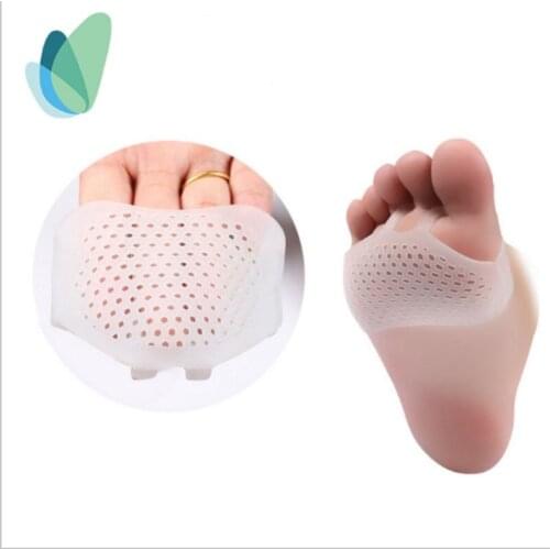 Gel Forefoot Pads Silicon Half Yard Othotics Pain Relief Massage Anti-slip Cushion Forefoot Supports Foot Care 200pair