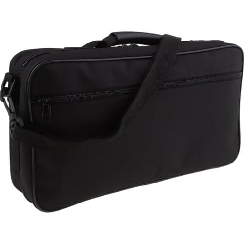 Exquisite Black Oboe Carry Bag & Box Container For Oboe Instrument Parts