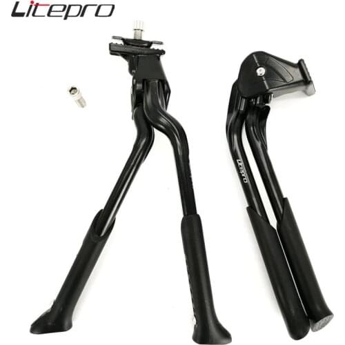 Litepro Bicycle Adjustable Double Folding Kickstand 16-18-20-26-27.5 Inch 700C MTB Mountain Bike Road Folding Bike Parst