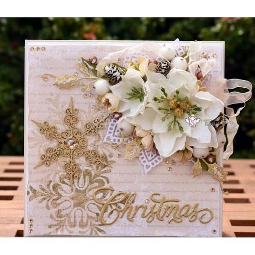 Mmao Crafts Metal Steel Cutting Dies New Sharp flower decoration Stencil For DIY Scrapbooking Paper/photo Cards Embossing Dies