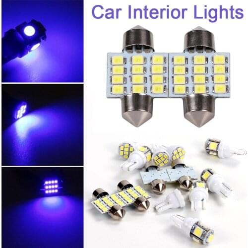 20% Off New Arrival Novelty Light 13 Pcs/Set Car LED T10 Double Point 31MM Reading Light License Plate Lights