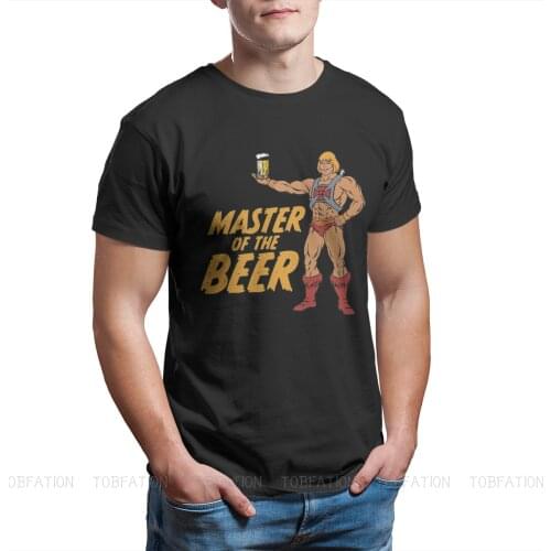 He-Man and the Masters of the Universe Grayskull Anime TShirt for Men Beer Basic Casual Sweatshirts T Shirt High Quality Fluffy