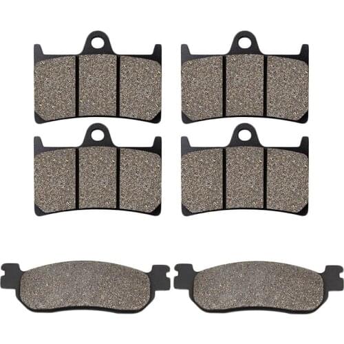 Cyleto Front Rear Brake Pads for Yamaha YZF600 YZF600R YZF 600 YZFR6 YZF R6 YZF-R6S 1999-2002 YZF1000 YZFR1 YZF R1 2002 2003