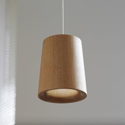 Northern Europe Bedroom Bedside Lamp Simple Modern Creative Personality Restaurant Lamps Single Solid Wood Bar Small Light