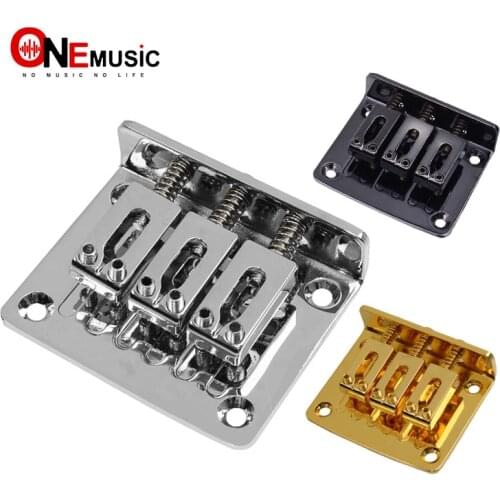 Adjustable A Set 3 String Guitar Bridge Tailpiece for Electric Guitar Part