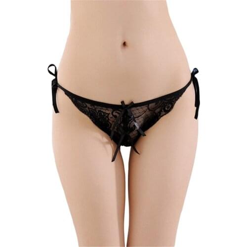 Hot Sexy Lace Panties Women Underwear Hollow Out Panties Ladies Low Waist Briefs Temptation SeeThrough Womens Underwear