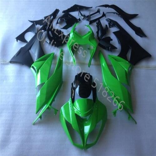 Green black Motocle Fairing for NINJA ZX 6 R ZX636 09-10 ZX6R 09 10 ZX 636 ZX-6R ZX 6R 2009 2010 Fairing