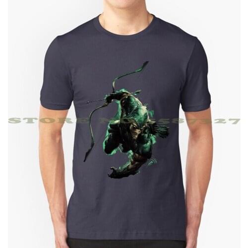 Green Arrow Black White Tshirt For Men Women Arrow Green Arrow Oliver Queen Ollie Oliver Felicity Felicity Smoak Diggle Ray