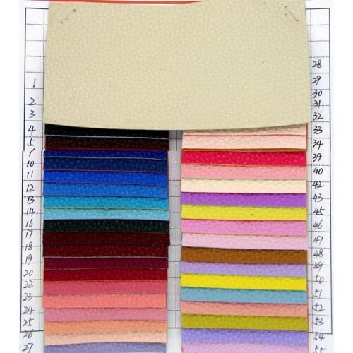 1.6mm super thick wholesale color edge embossed pattern artificial leather fabric for luggage bags sofa car seat