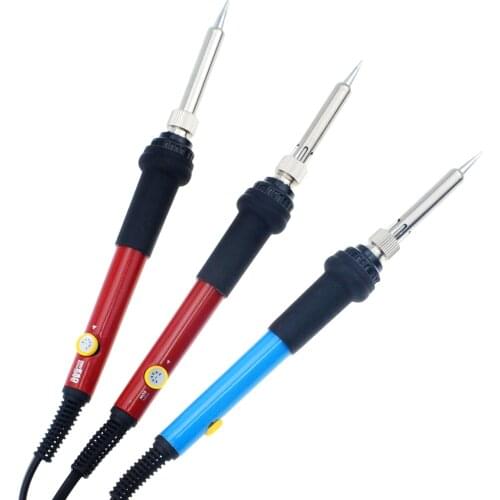 1PCS Eruntop Adjustable Temperature Electric Soldering Iron 220V 110V 60W Welding Solder Rework Station Heat Pencil