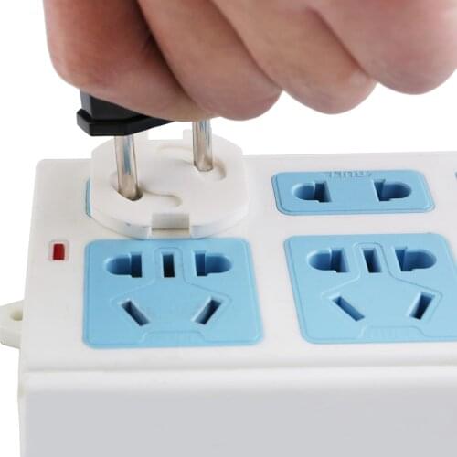 10pcs Baby Socket Cover 90 Degrees Adjustable Children Safety Socket Protector Plastic Outlet Protectors