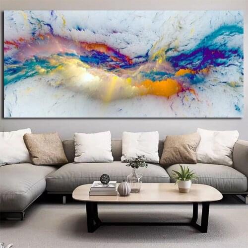 Nice Cloud Abstract Oil Painting Think Independe Wall Picture For Living Room Canvas Modern Art Poster And Print No Frame