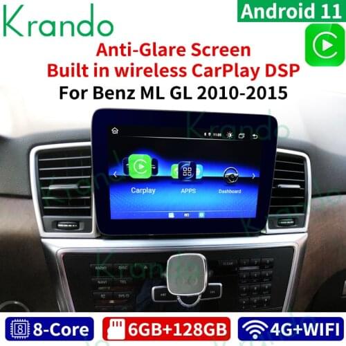 Krando Android 10.0 8.4'/9'' 4+64G car Multimedia Radio Audio for Mercedes benz GLS GLE ML GL SLK 2011-2018 NTG 4.5 5.0