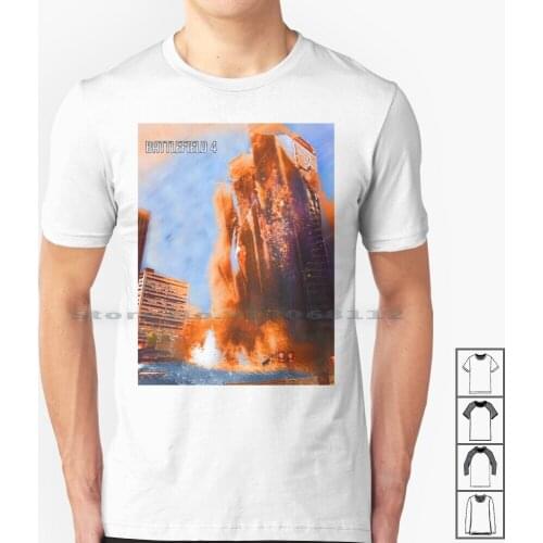 Bf4-Levolution T Shirt 100% Cotton Battlefield Levolution Battlefield 4 Shanghai Ea Dice Playstation Video Games Assault