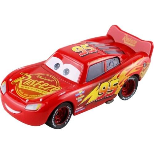 Disney Pixar Cars Lightning McQueen Mater Jackson Storm Diecast Vehicle Metal Alloy Christmas Gift for Kids
