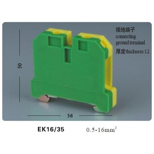 EK16/35 EK-16/35 Terminal Block Terminal Connector/Cable Connector/Wire Connector/Splice square 20PCS/lot