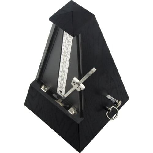 FLEOR Black Mechanical Metronome Piano Metronome Track Beat Tempo for Musical Instrument