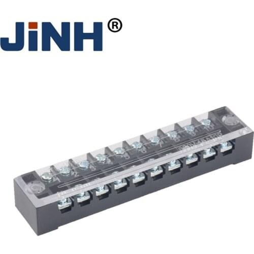 Terminal Block Barrier Electric Dual Row Screw Power Distribution Wire Connector TB-1503/TB-1504/TB-1506/TB-1510/TB-1512