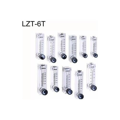 LZT-6T 20-200ml/min Square Panel Type Gas Flowmeter Air Flow Meter rotameter