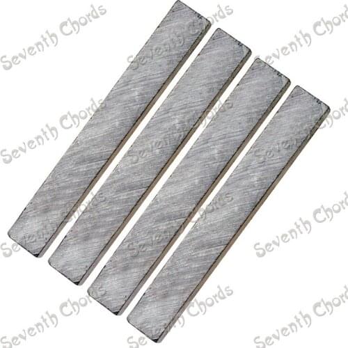4 Pcs 60MM * 7.5MM * 5MM Mini Electric Guitar Humbucker Pickup Bar Magnet Producing Accessories