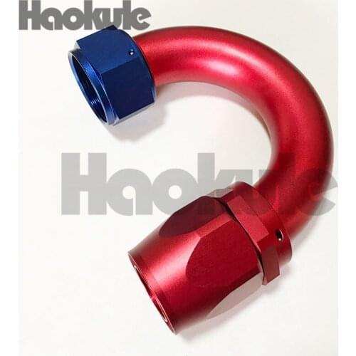 180Degree 20AN/AN20 Reusable Swivel Hose Ends ,High Quality Oilcooler Hose Aluminum End Fittings