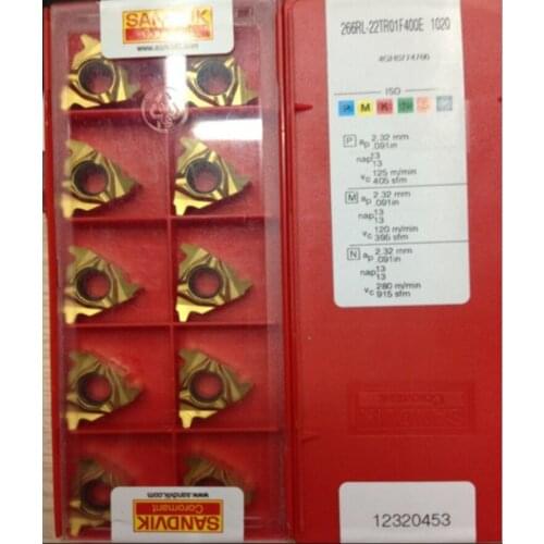 ORIGINAL 10PCS CARBIDE INSERT 266RL-22TR01F400E1020