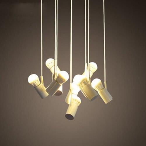 Modern Pendant Lamp LED Restaurant Light Creative 10 Heads Pendant Desig Bar Cafe Bedroom The bird Lamps E27 Bulb Included