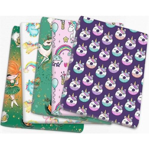 50*145cm Animal Horse Polyester Fabric for Tissue Kids Home Textile Patchwork Cloth DIY Sewing Quilting Curtain,c16837