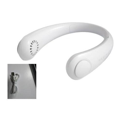 Car interior supplies Portable Handsfree Hanging Neck Fan Cooling Air Cooler Low-decibel Fashion Style