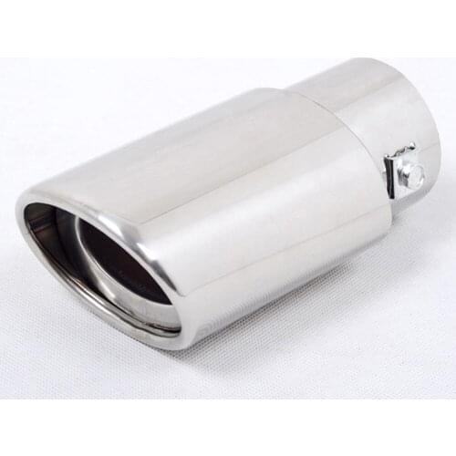 Fit For Peugeot 307 Stainless Steel Car Tail Exhaust Muffler Trim Tip Modified Tail Silencer Exterior Accessories