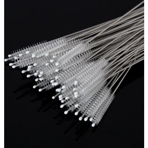 10Pcs Bottle Suction Tube Glass Straw Cleaning Brushes Fish Tank Pipe Brush