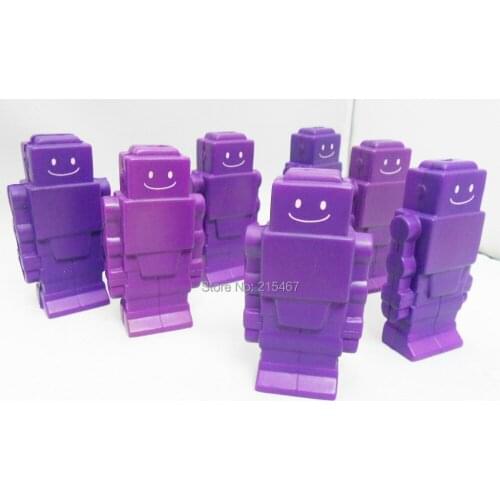 2 pc Anti-stress ROBOT Relievers Stress Ball Pressure Toy Pinata Party Favour Game Gift Filler Loot Bag