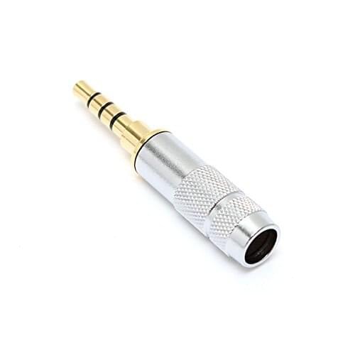 20pcs Gold 3.5mm Stereo 4 Pole Repair Headphone Jack Plug Cable Audio Solders