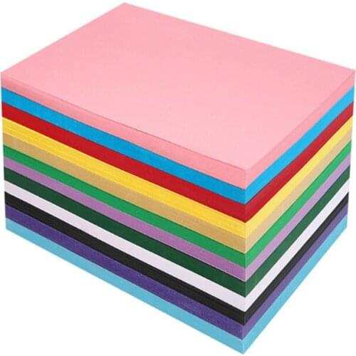 230g color childrens diy greeting card paper handmade 4K8 open hard cardboard thick kindergarten colored paperA3A4coloredcardb