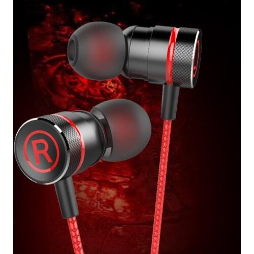 G21 Wired In Ear Earphones Bass Headset Elbow Plug for Mobile Gaming Movie Music Sports Travel with Microphone and Wire control