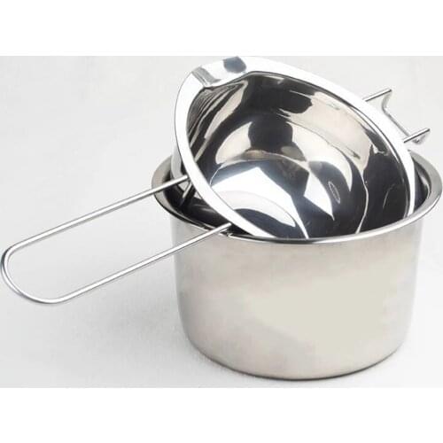 Long Handle Wax Melting Stainless Steel Pot DIY Scented Candle Soap Chocolate Butter Handmade Soap Tool Non-stick Easy Cleaning