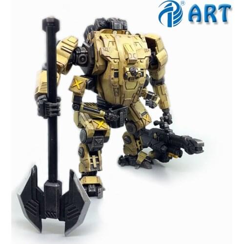 JOYTOY Scale Action Robot STEEL BONE Iron skeleton HT01 Heavy Firepower MECHA Coated Finished Product Free Shipping 1/25