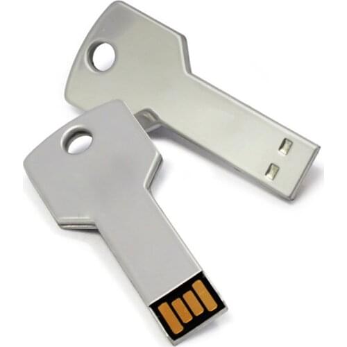 Metal Key USB Flash Drive Keychain Information Storage Disk Key Wallet