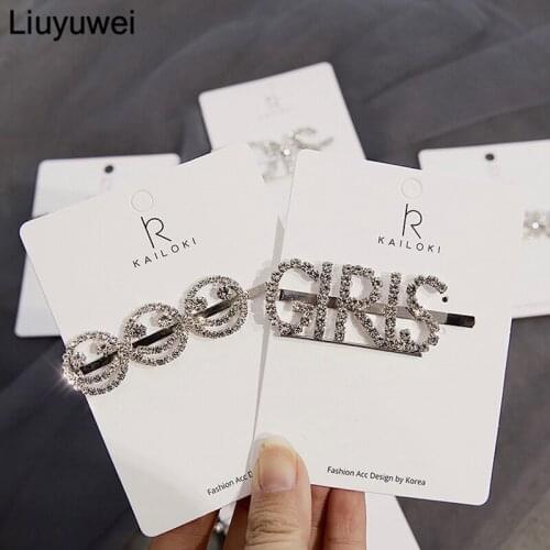 Fashion Hair Clips Hair Barrettes Geometric Words Hairpin Hair Clamps Multiple Pattern for Women Girls Hair ornaments Gift