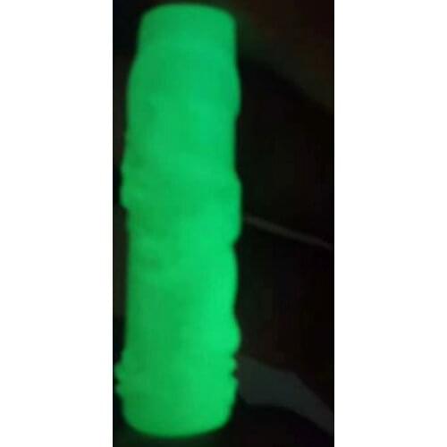 Natural Shine Ore fluorite Gem Pendant Glow Dragon Pillars Amulet Night-luminous Talisman