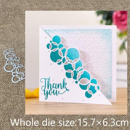 New Design Craft Metal stencil mold Cutting Dies bubble edge decoration scrapbook die cuts Album Paper Card Craft Embossing