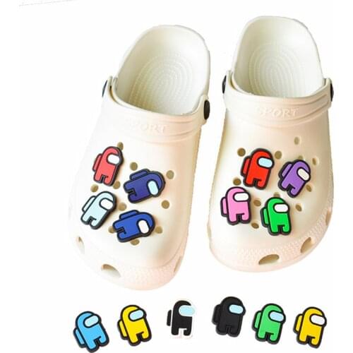 Charm Cartoon Game Character Pvc Soft Rubber Hole Shoe Buckle Wrist Strap Accessories Shoe Decorations