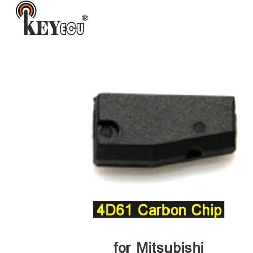 KEYECU 4D61 Chip Transponder Remote key Chip Car key Carbon Chip for Mitsubishi