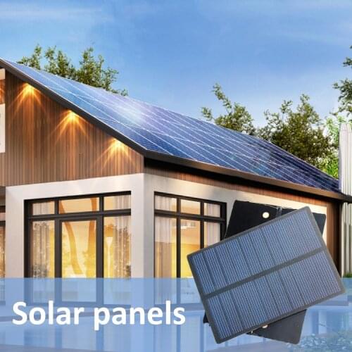 1.3W/2W 5V Mini Solar Charging Panel Solar Panel Suitable for Small Power Electrical Small Solar System Portable Charger