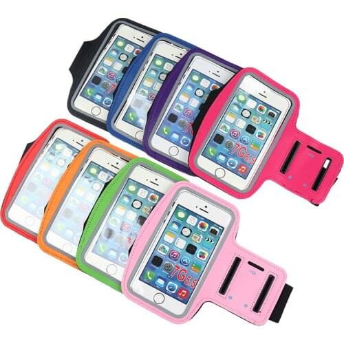 4.7'' Mobile Phone Universal Armband Bags For Iphone/Xiaomi/Huawei Sports Arm Band Case Running Phone Holder