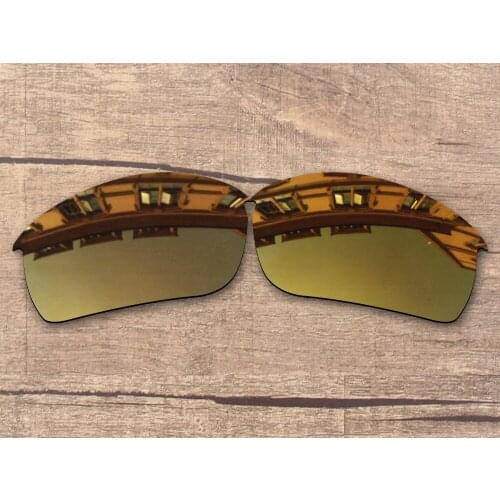 Vonxyz Bronze Mirror Polarized Replacement Lenses for-Oakley Bottle Rocket Frame